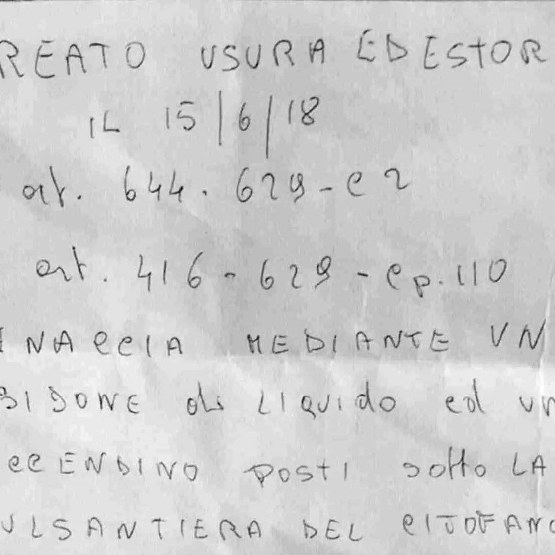 La \"talpa\" nella procura di Castrovillari e i \"pizzini\" trovati a casa di Ciminelli