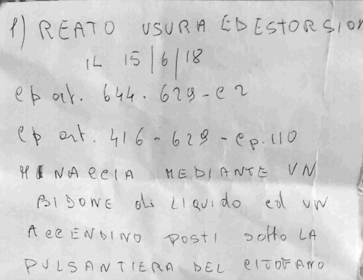 La \"talpa\" nella procura di Castrovillari e i \"pizzini\" trovati a casa di Ciminelli