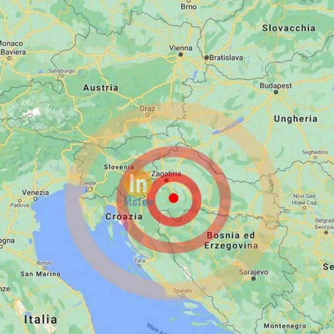 Terremoto in Croazia di magnitudo 6.3: morta una 12enne