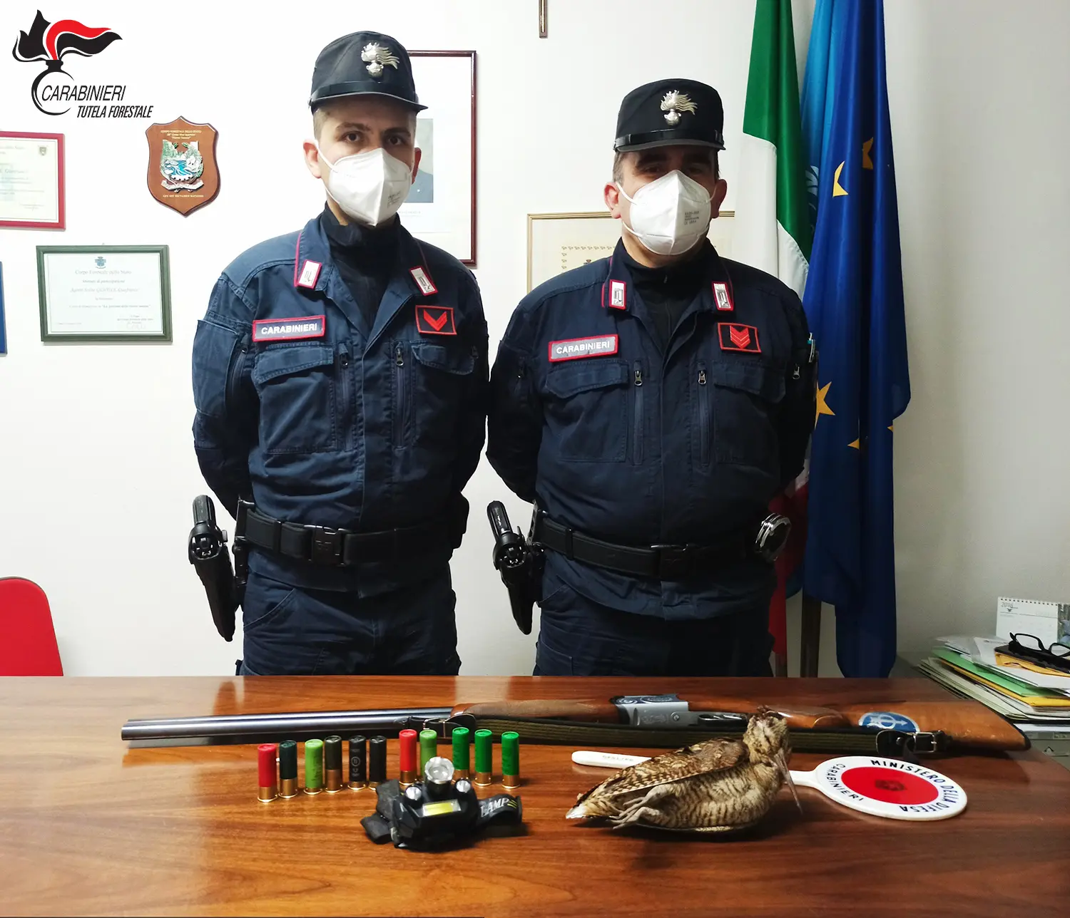 Rende, caccia alla beccaccia: denunciato