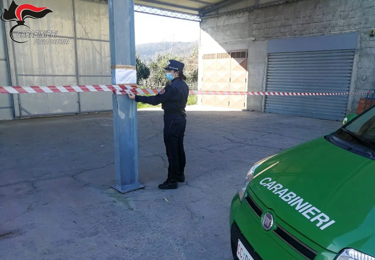 Torano Castello, abusivismo edilizio. Sigilli a un capannone