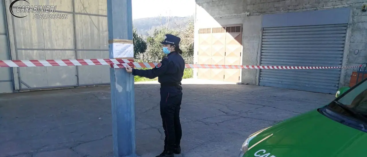 Torano Castello, abusivismo edilizio. Sigilli a un capannone