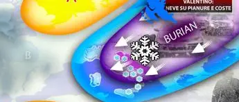 Arriva Burian, venti siberiani e neve fino alle coste: ecco quando