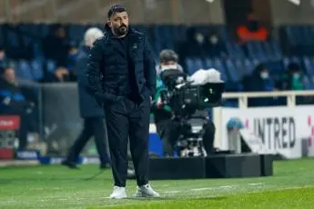 Atalanta-Napoli, Gattuso: \"Un'altra squadra avrebbe preso 4 o 5 gol\"