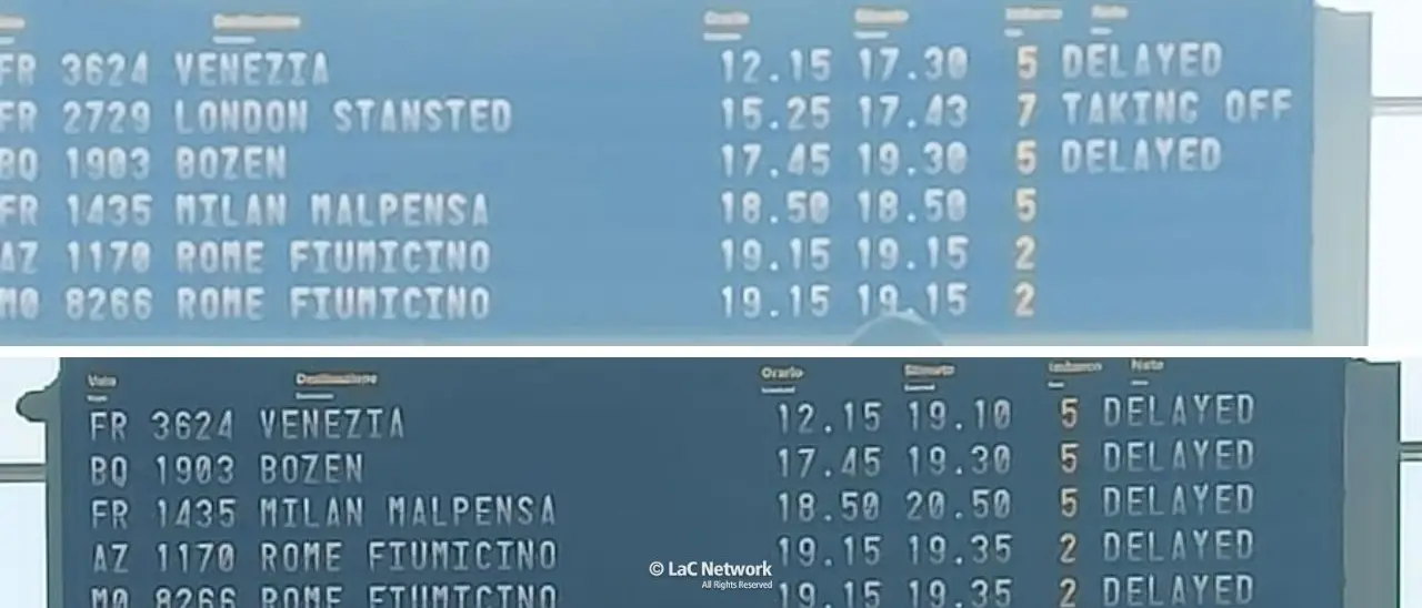 Ritardi per i voli Ryanair in partenza da Lamezia: quasi 7 ore di attesa per i passeggeri diretti a Venezia\n