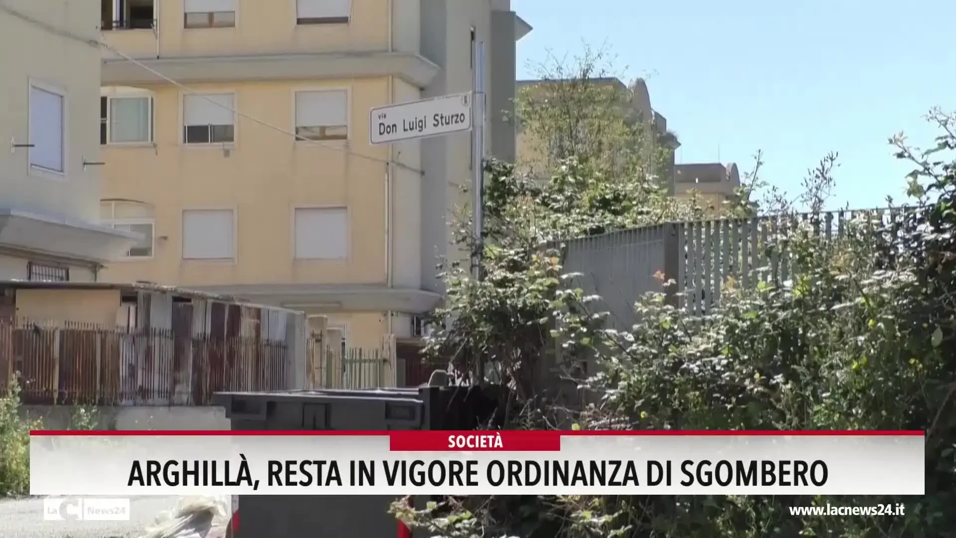Arghillà, resta in vigore ordinanza di sgombero