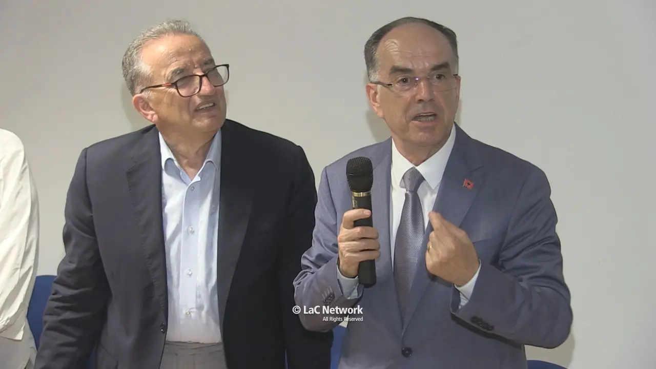 Il presidente d’Albania\u00A0Begaj accolto all’Università della Calabria: «Prezioso scrigno delle nostre comuni radici»\n