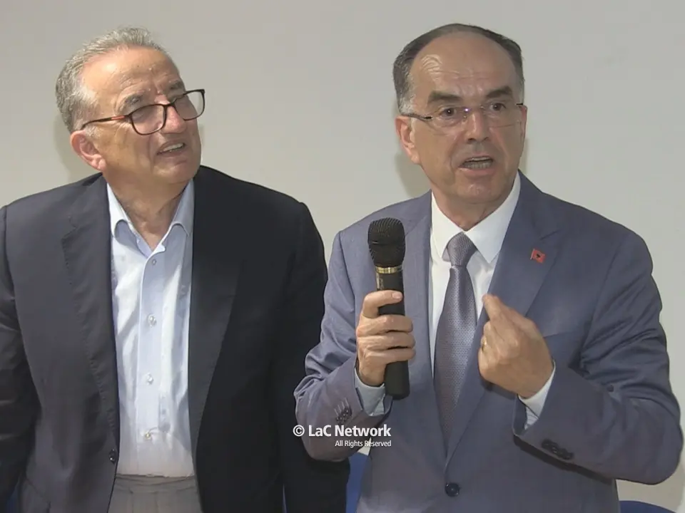 Il presidente d’Albania Begaj accolto all’Università della Calabria: «Prezioso scrigno delle nostre comuni radici»