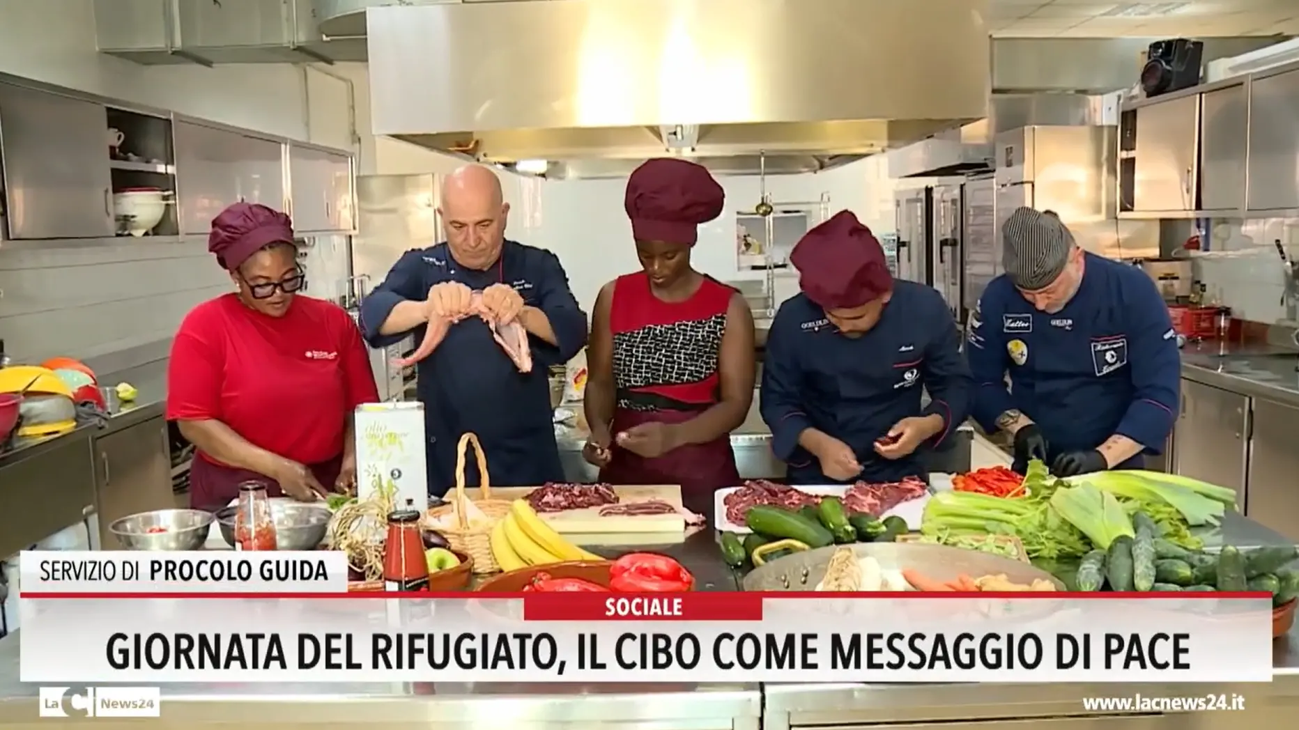 Giornata del rifugiato, il cibo come messaggio di pace