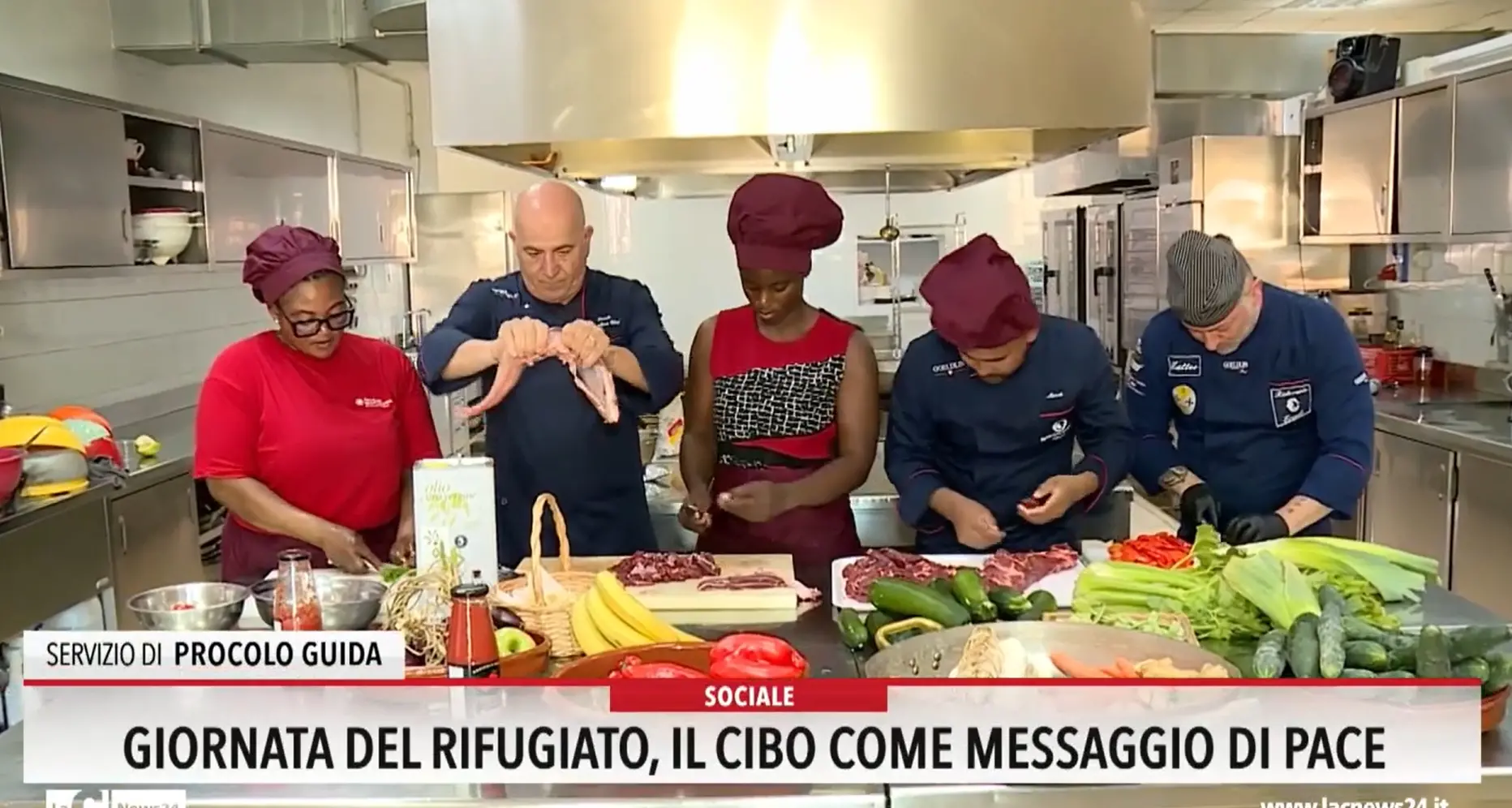 Giornata del rifugiato, il cibo come messaggio di pace