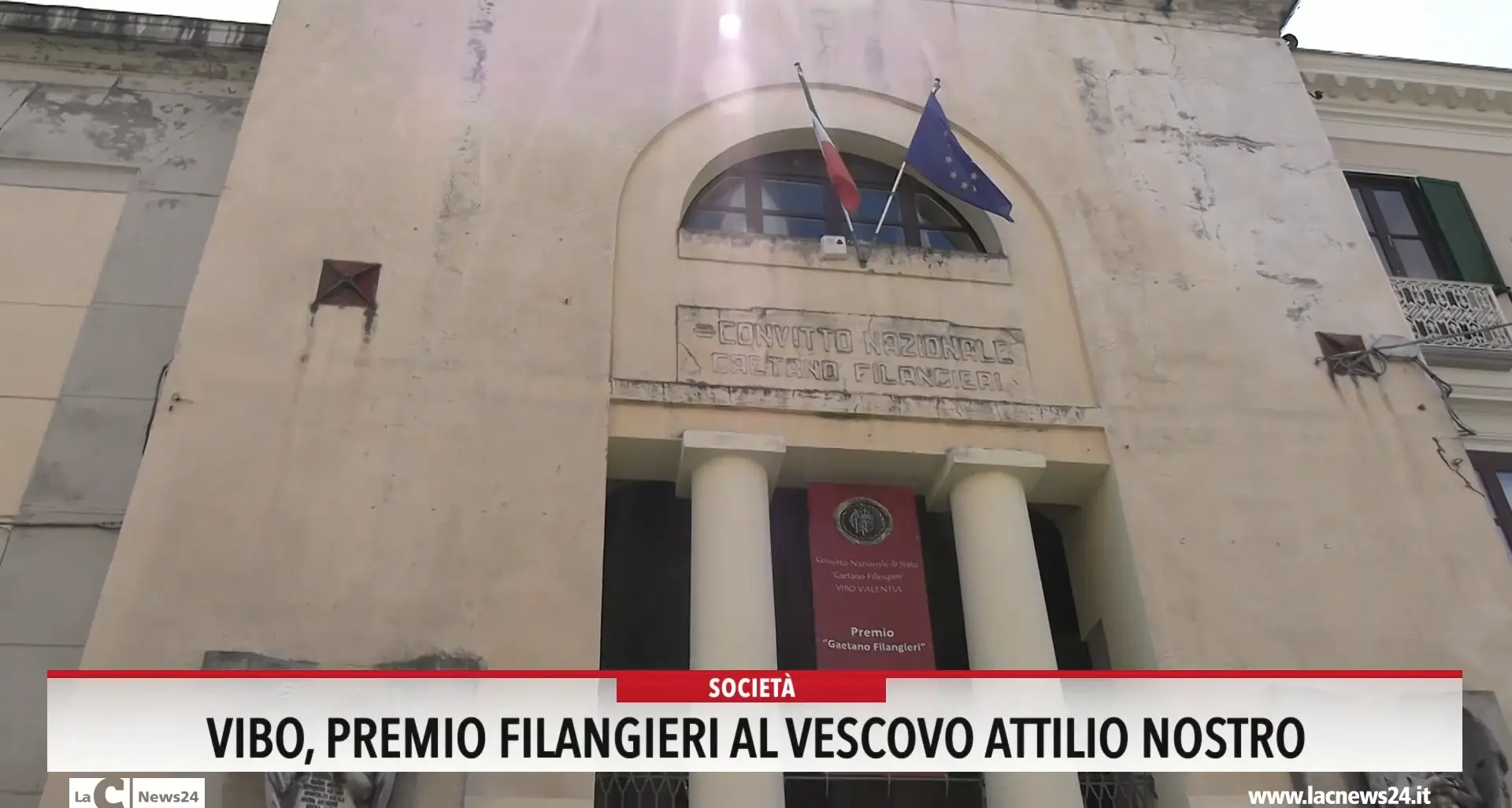 Vibo, premio Filangieri al vescovo Attilio Nostro