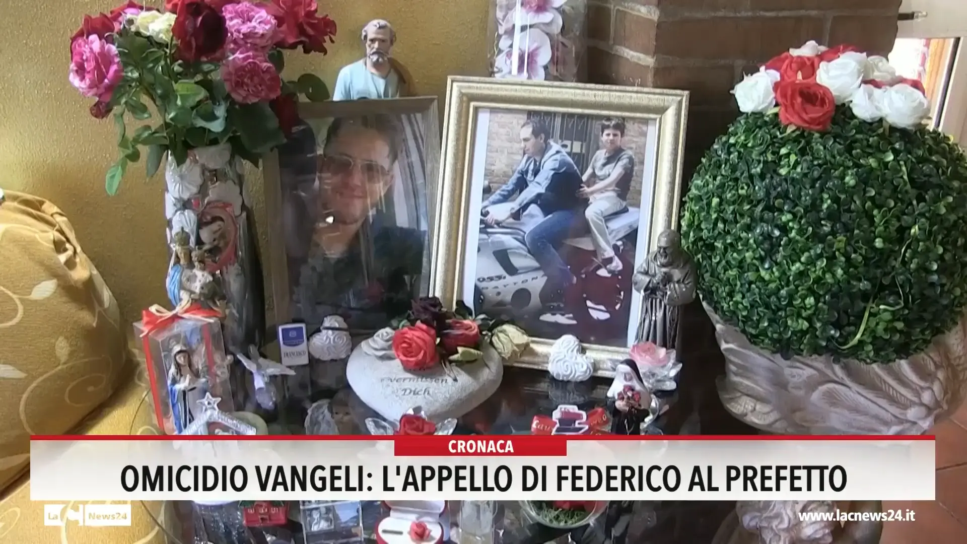 Omicidio Vangeli, l'appello di Federico al prefetto