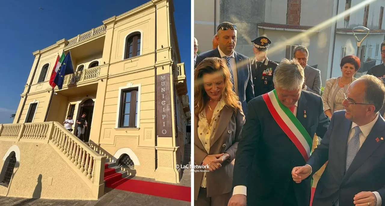 San Demetrio Corone, inaugurata la nuova sede del Municipio\u00A0alla presenza del presidente albanese Begaj\n