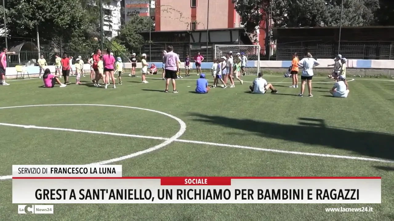 Grest, a Sant'Aniello un richiamo per bambini e ragazzi