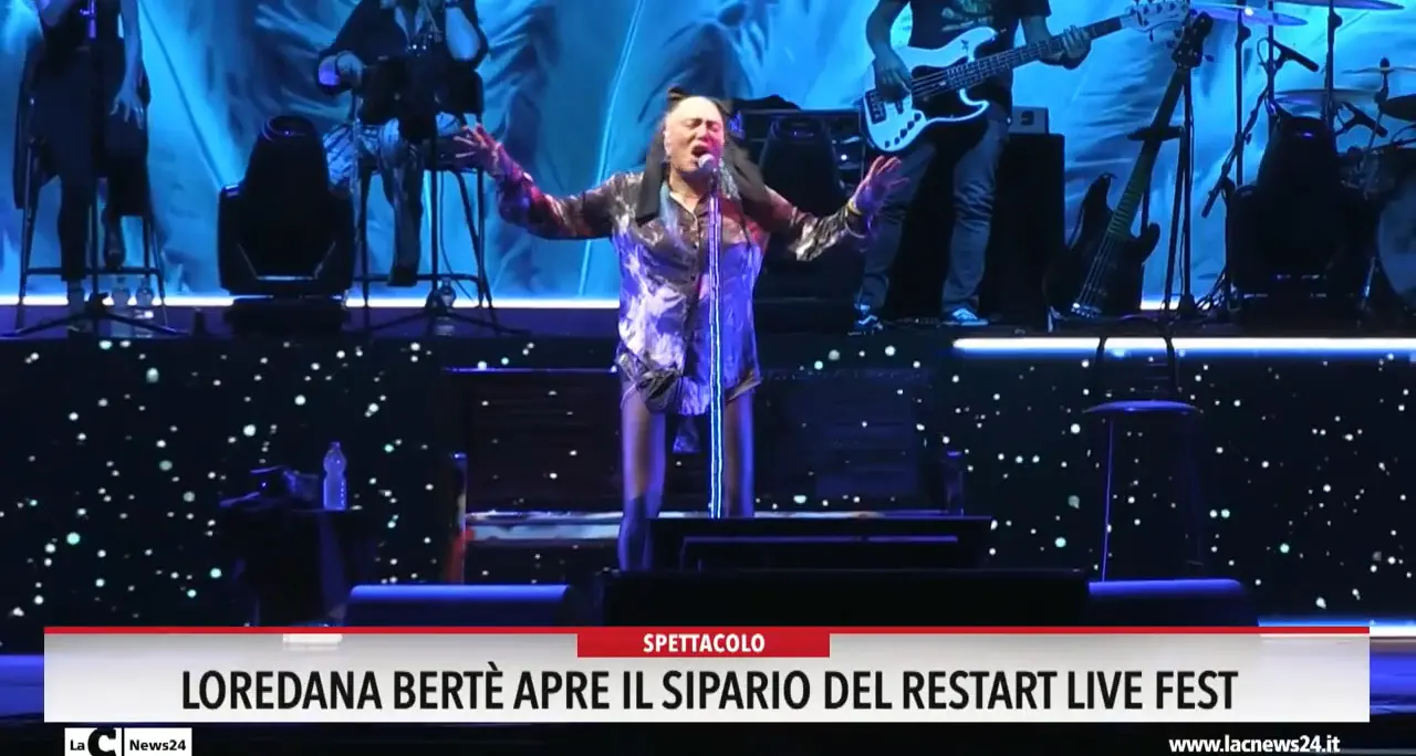 Loredana Bertè apre il sipario del Restart Live Fest