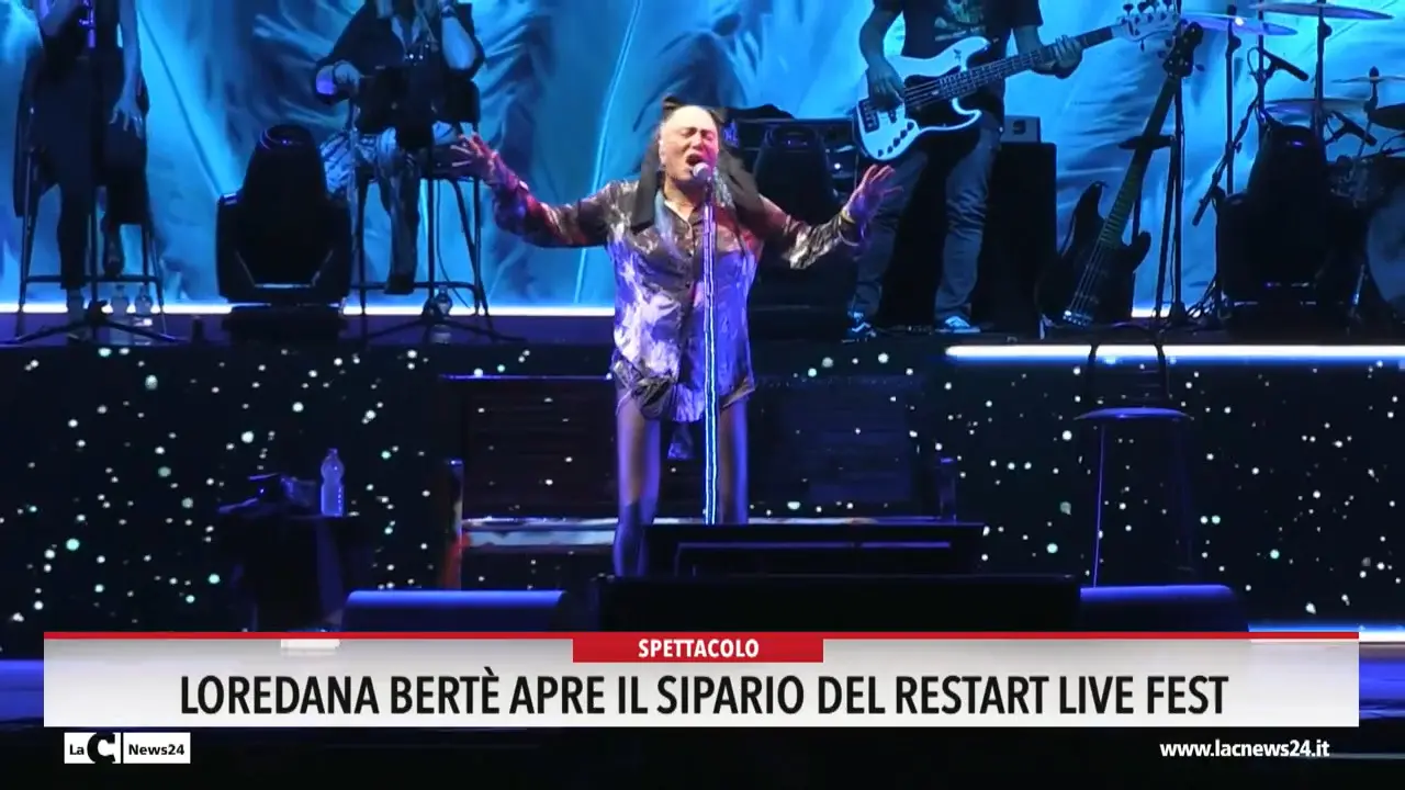Loredana Bertè apre il sipario del Restart Live Fest