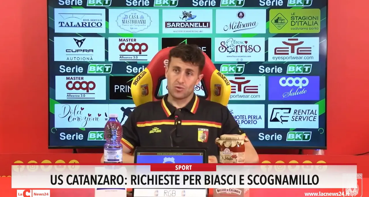 Us Catanzaro: richieste per Biasci e Scognamillo