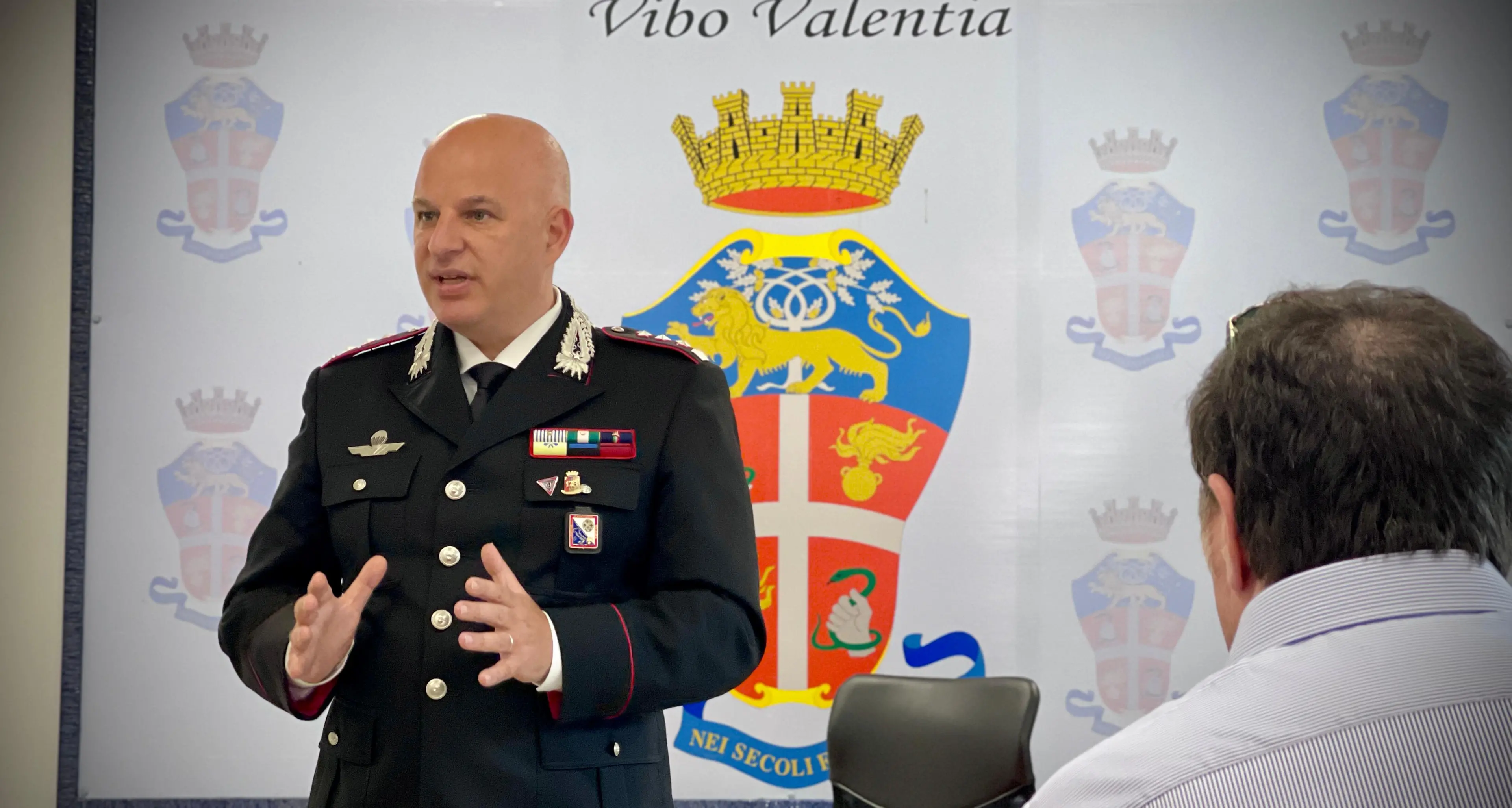 Vibo, il comandante dei carabinieri promosso al ministero della Difesa: «Contro la mafia serve il coraggio della ribellione»