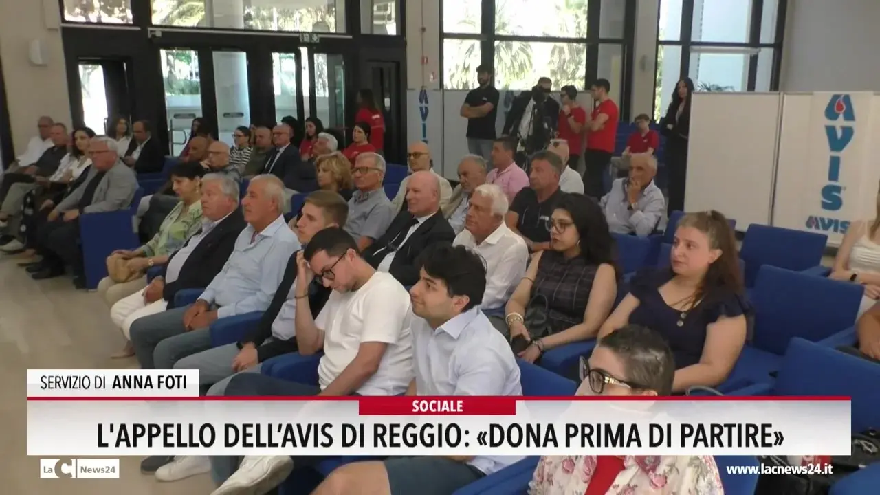 L'appello dell'Avis di Reggio: «Dona prima di partire»