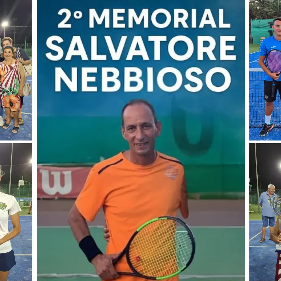 Crotone, 2° Memorial Salvatore Nebbioso: trionfano l’amicizia, l’amore per il tennis e lo sport\n