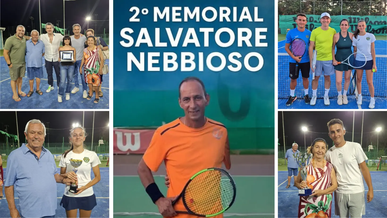Crotone, 2° Memorial Salvatore Nebbioso: trionfano l’amicizia, l’amore per il tennis e lo sport\n