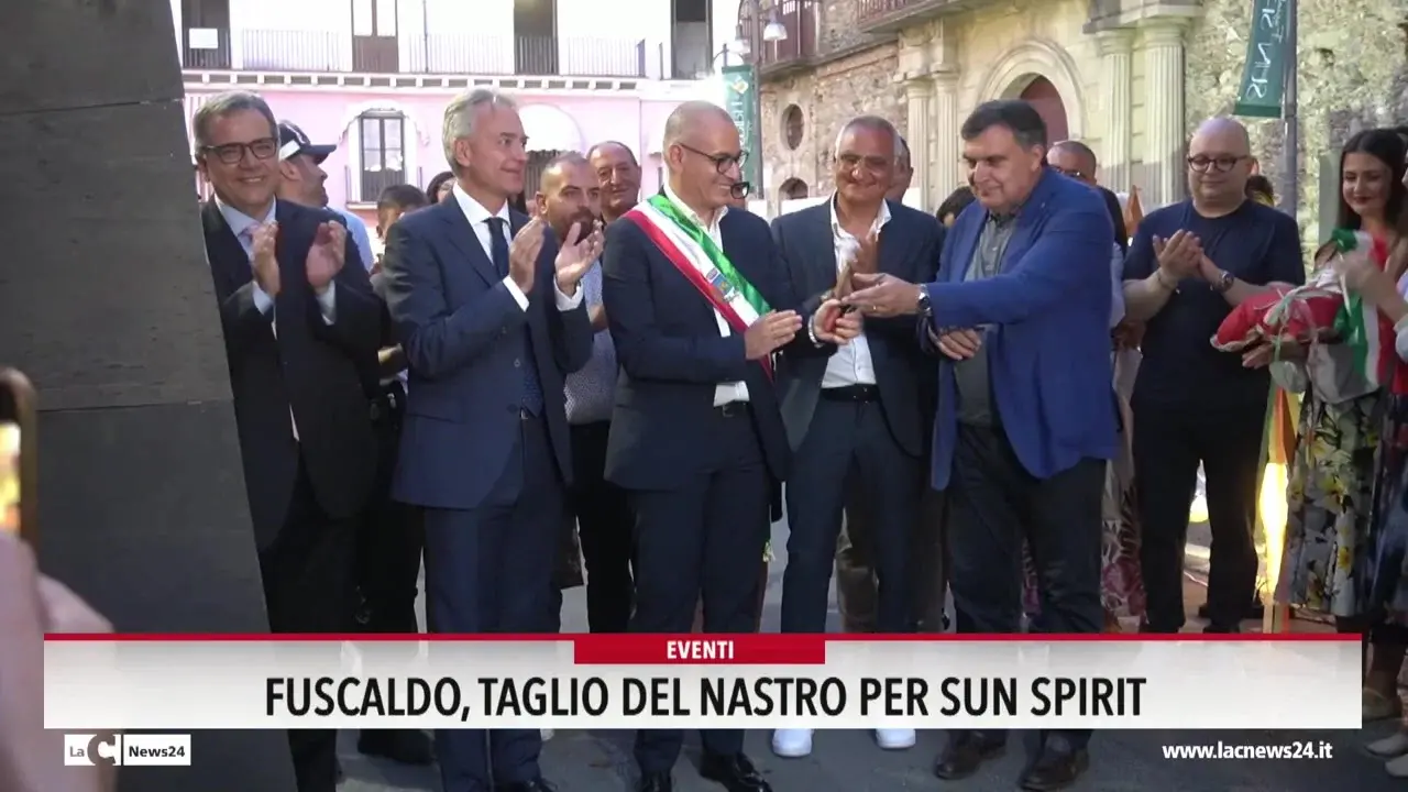 Fuscaldo, taglio del nastro per Sun Spirit
