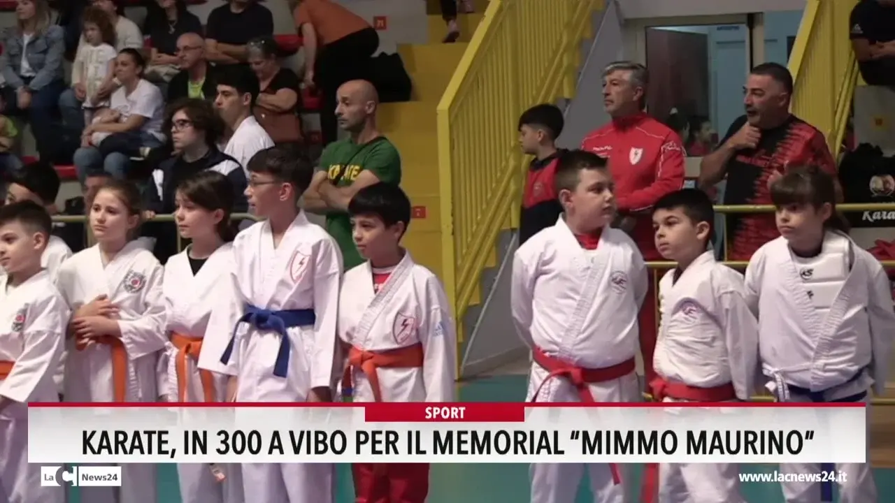 Karate, in 300 a Vibo per il memorial Mimmo Maurino
