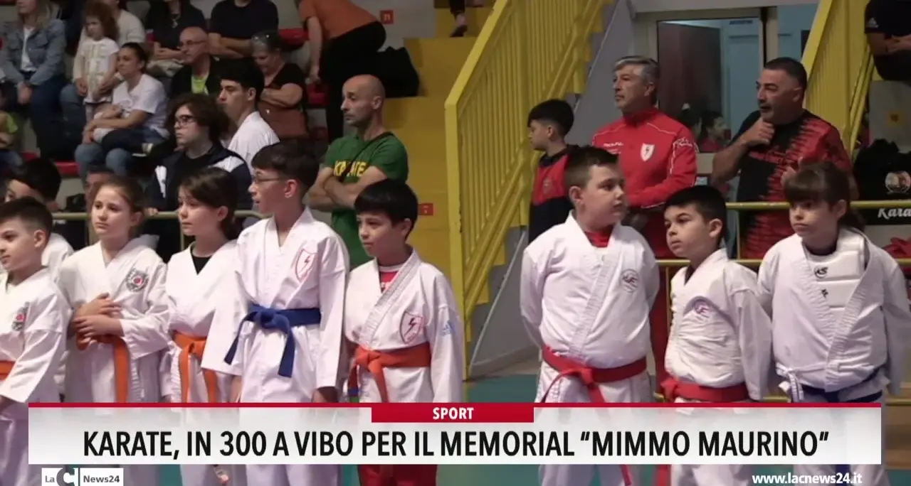 Karate, in 300 a Vibo per il memorial Mimmo Maurino