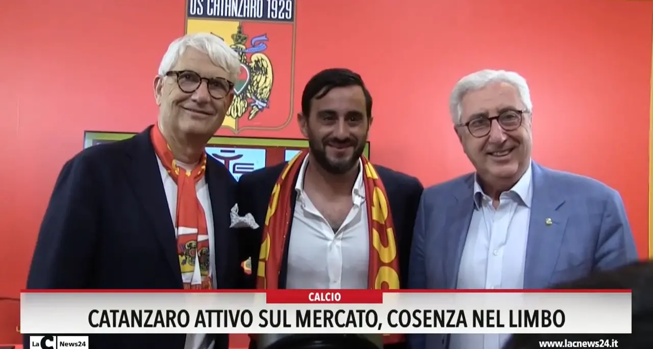 Catanzaro attivo sul mercato, Cosenza nel limbo