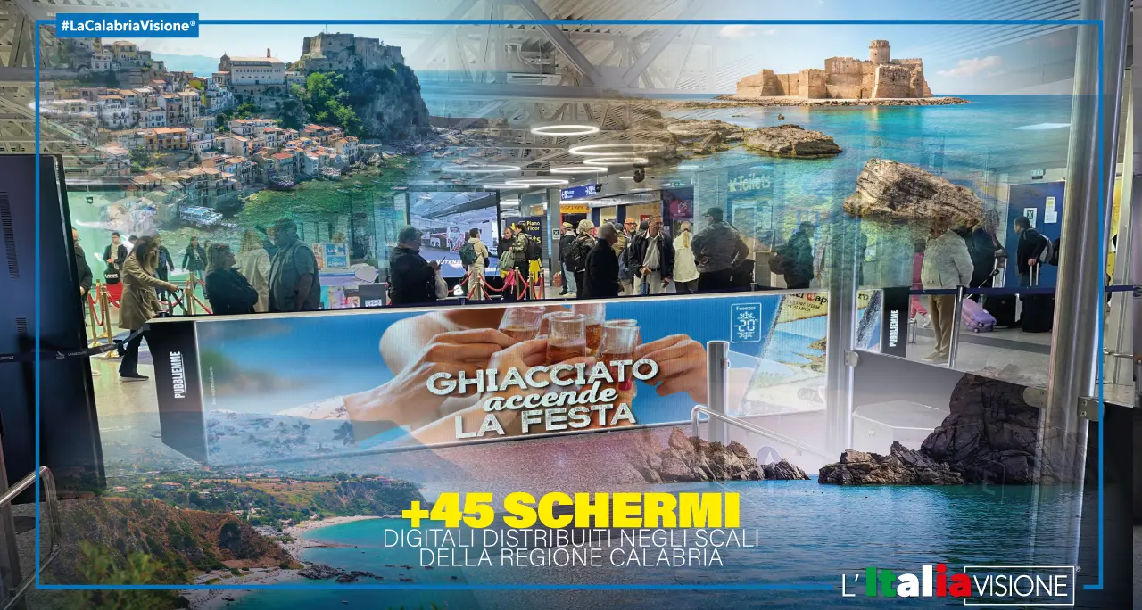 LaCalabriaVisione nuova finestra sul mondo: con LaC la regione si racconta anche negli aeroporti\n