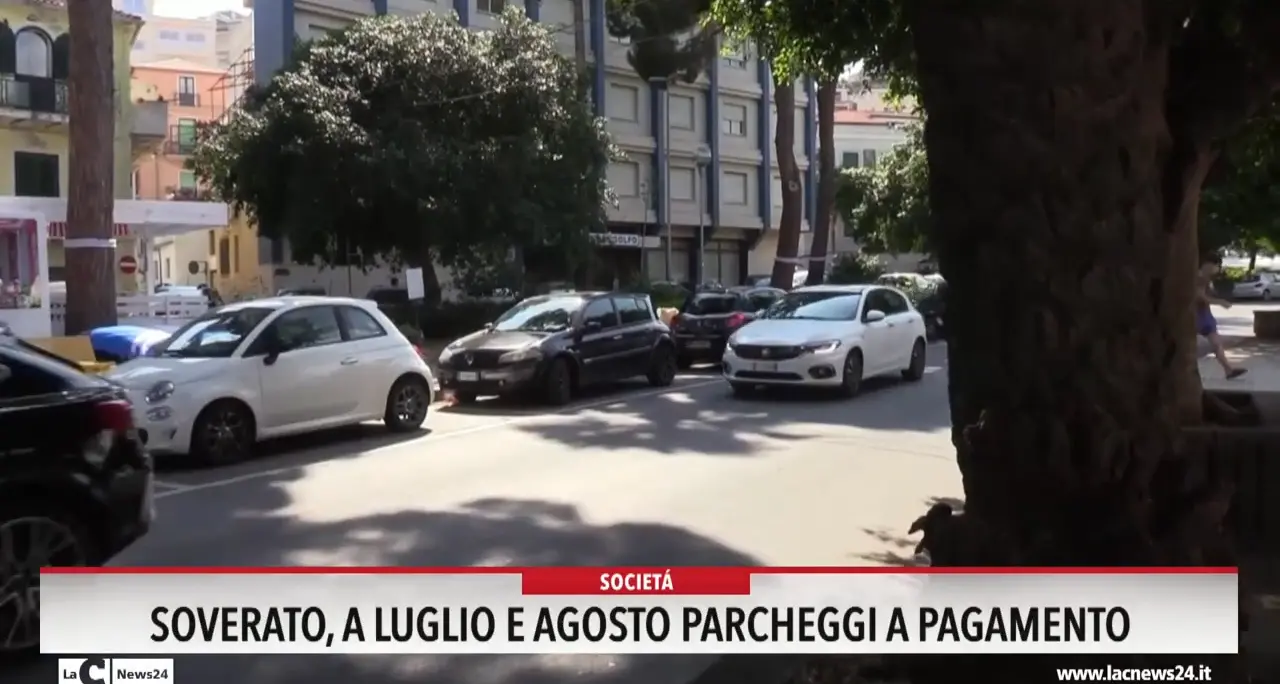 Soverato, a luglio parcheggi a pagamento