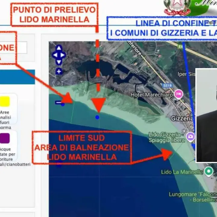 Mare inquinato, Murone chiarisce il caso del Lido Marinella: «Divieto di balneazione solo sul nostro tratto di costa»\n