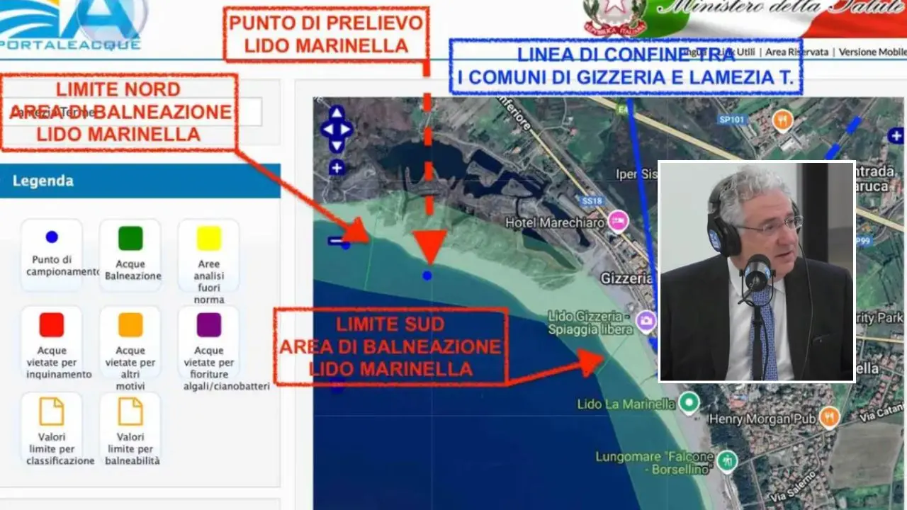 Mare inquinato, Murone chiarisce il caso del Lido Marinella: «Divieto di balneazione solo sul nostro tratto di costa»\n