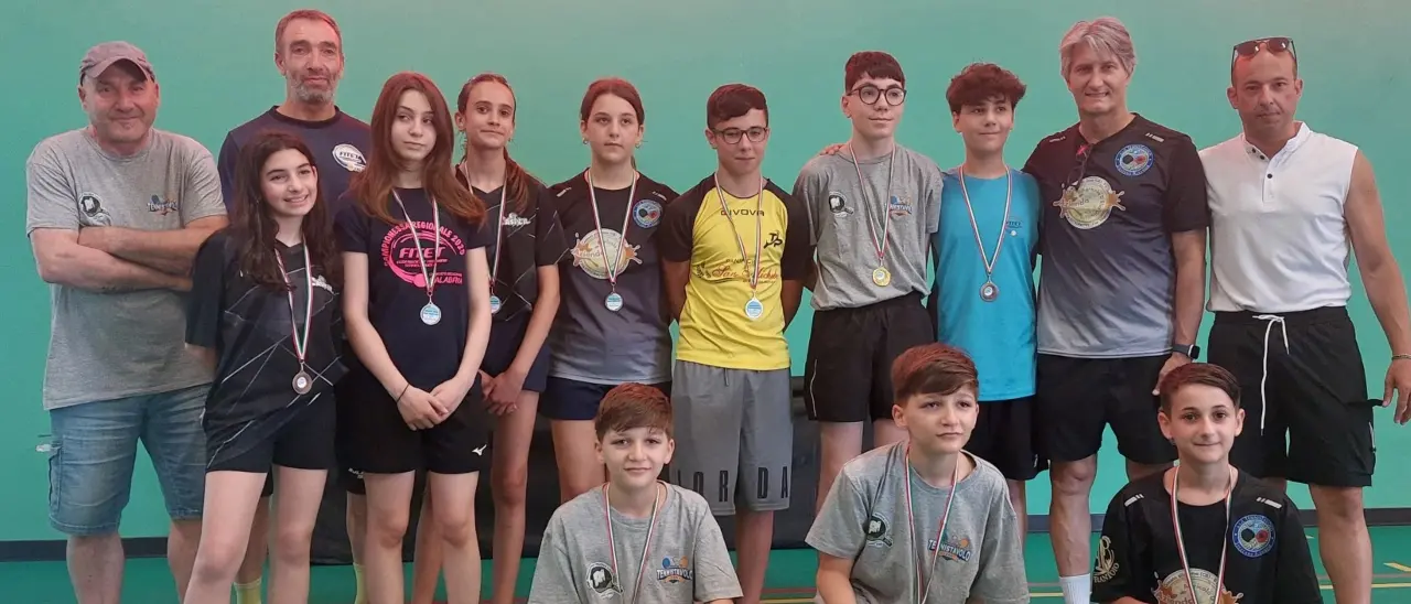 Tennis Tavolo, la meglio gioventù calabrese si sfida a Lattarico: risultati incoraggianti per l’intero movimento\n