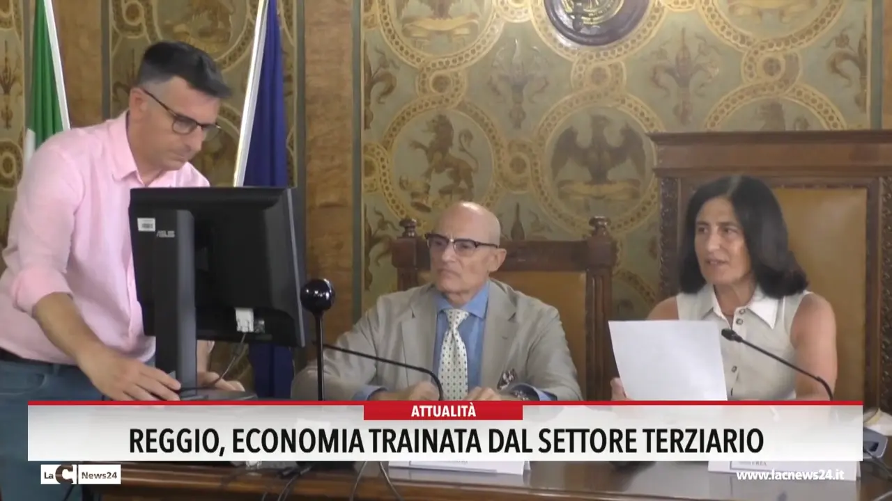 Reggio, economia trainata dal settore terziario