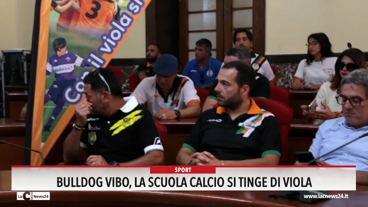 Bulldog Vibo, la scuola calcio si tinge di viola