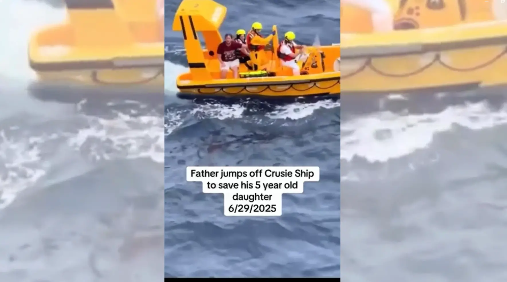 Paura in mare aperto, bimba precipita da una nave ma viene soccorsa dal padre: poi ci pensa l'equipaggio