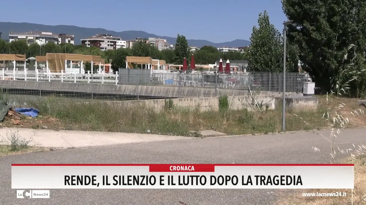 Rende, il silenzio e il lutto dopo la tragedia