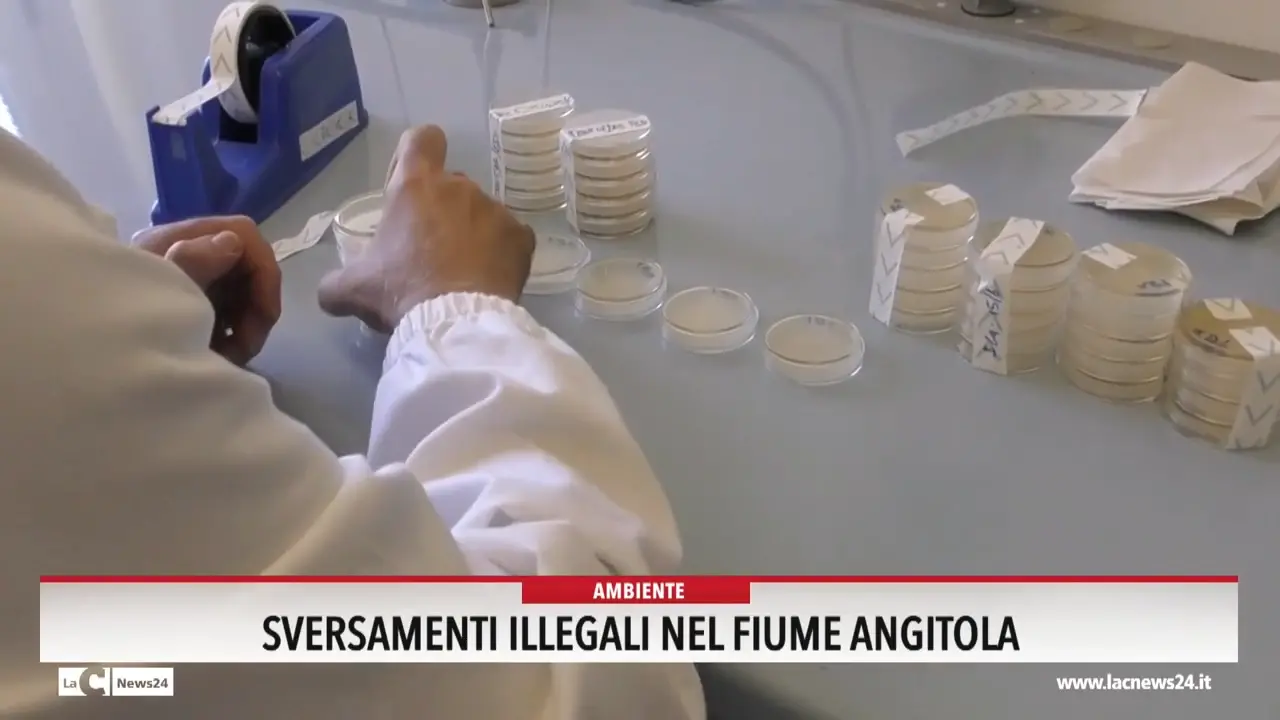 Sversamenti illegali nel fiume Angitola