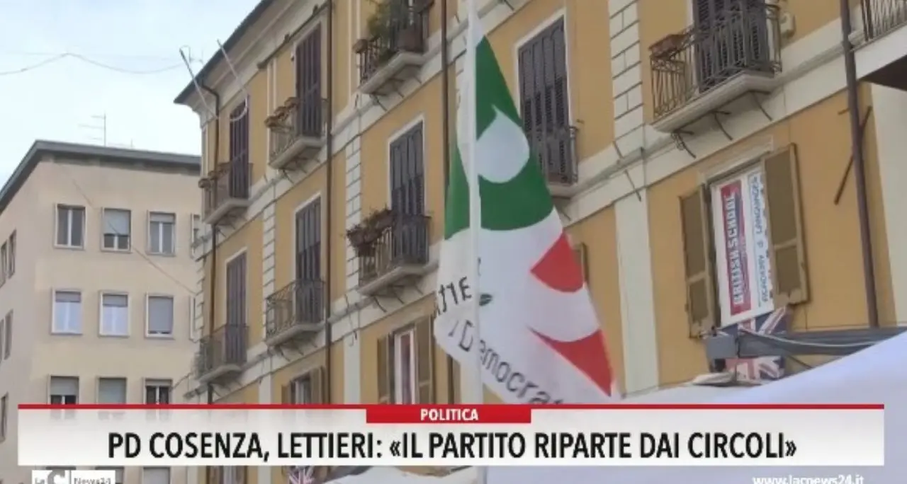 Pd Cosenza, Lettieri: «Il partito riparte dai circoli»