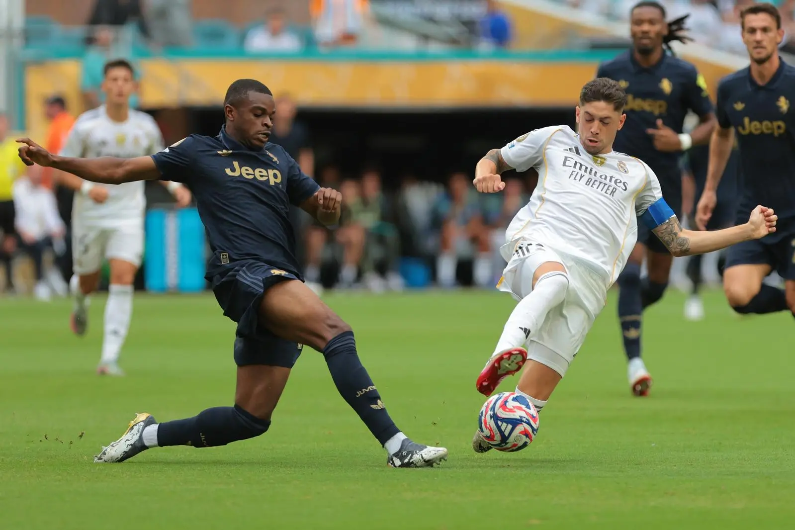 <p>Nulla da fare per la Juventus contro il Real (foto IPA)</p>\\n