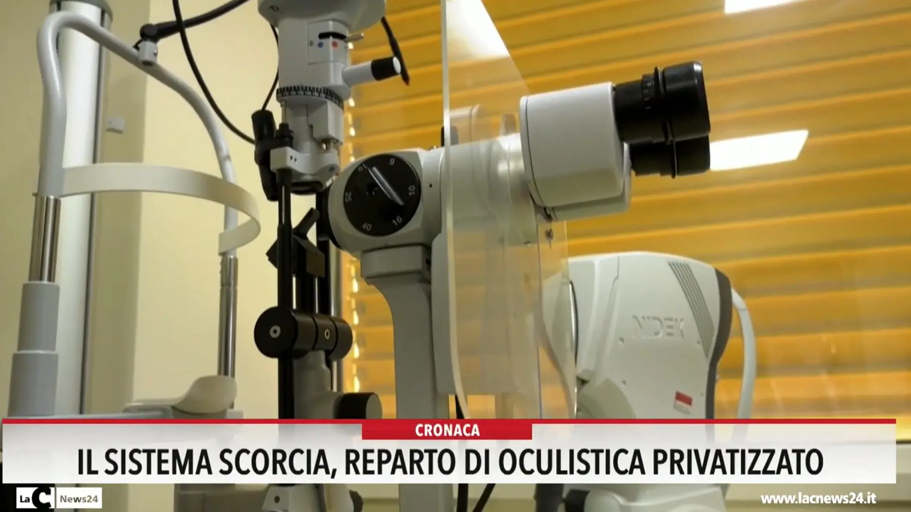 Il sistema Scorcia, a Catanzaro il reparto di oculistica privatizzato