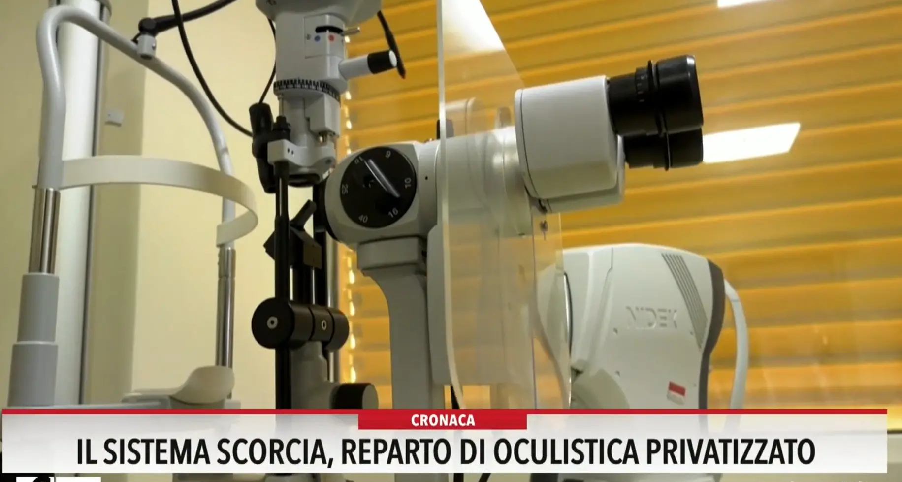 Il sistema Scorcia, a Catanzaro il reparto di oculistica privatizzato