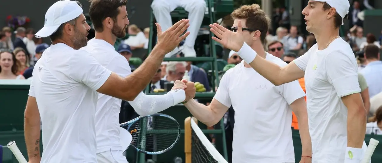 Tennis, esordio vincente per Bolelli-Vavassori in doppio a Wimbledon