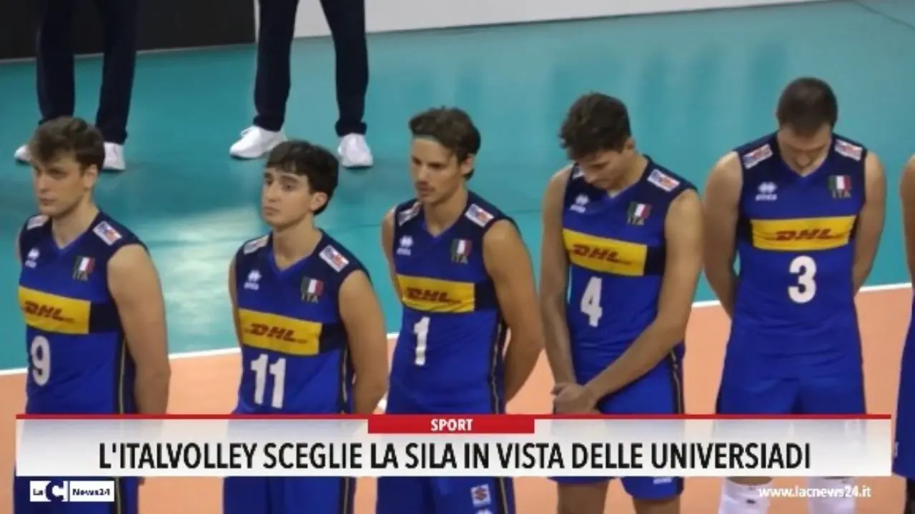 L'Italvolley sceglie la Sila in vista delle Universiadi