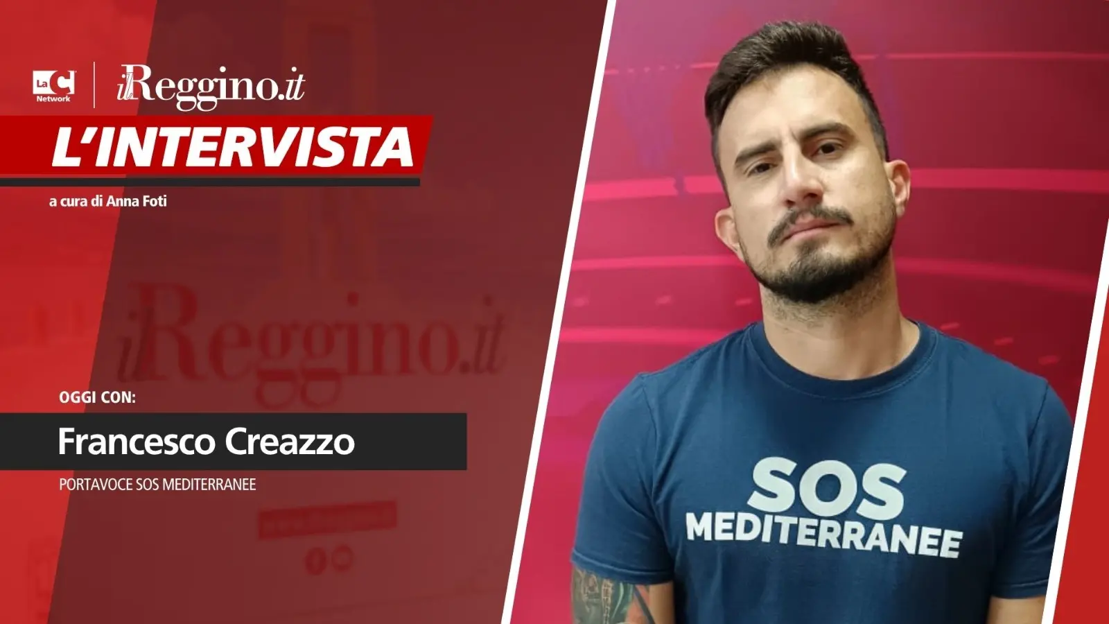 Migranti soccorsi in mare,\u00A0Francesco Creazzo (Sos Mediterranee): «La nostra denuncia sempre più necessaria»\n
