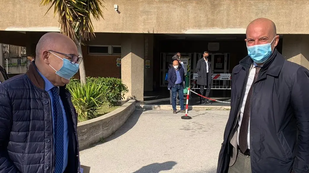 Trebisacce, il Commissario ad Acta Andrea Urbani visita l'ospedale Chidichimo di Trebisacce