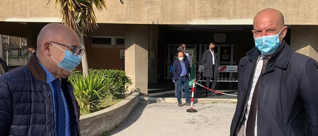 Trebisacce, il Commissario ad Acta Andrea Urbani visita l'ospedale Chidichimo di Trebisacce