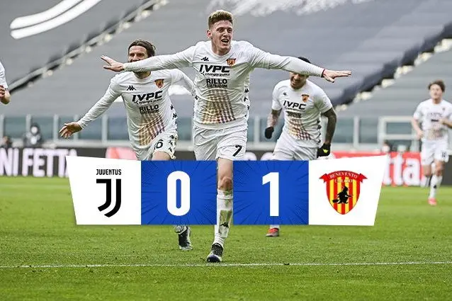 Serie A, clamoroso all'Allianz: il Benevento batte la Juve. Bene l'Atalanta