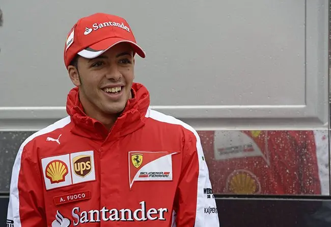 Il cariatese Antonio Fuoco all'esordio in F1, guiderà la Ferrari ad Abu Dhabi